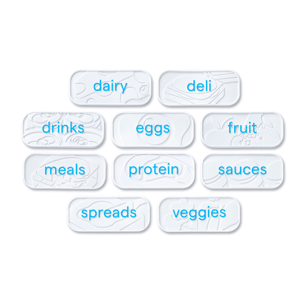 ReStickable™ 3D Fridge Labels, 10-Piece Set