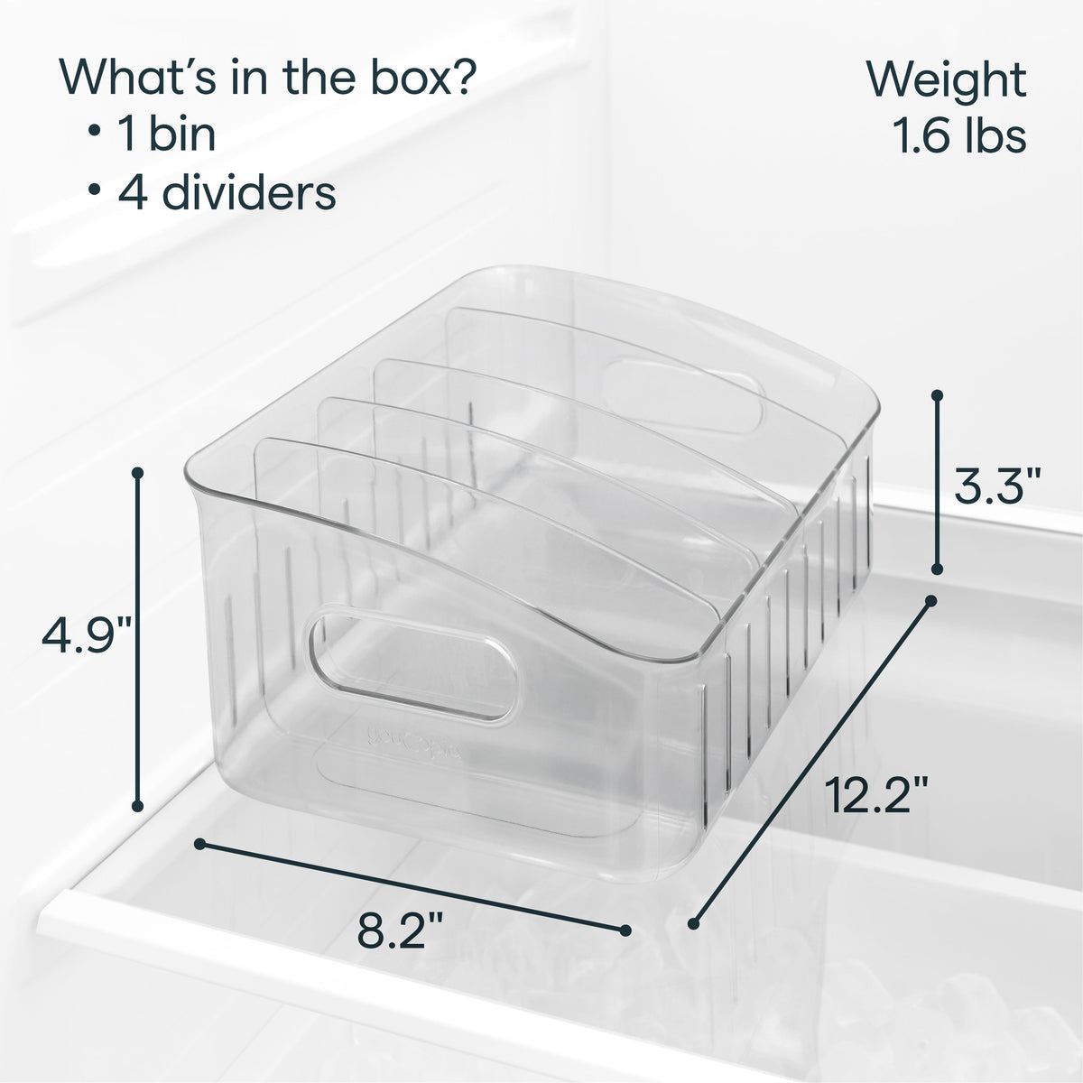 FreezeUp® Freezer Bin, 12'