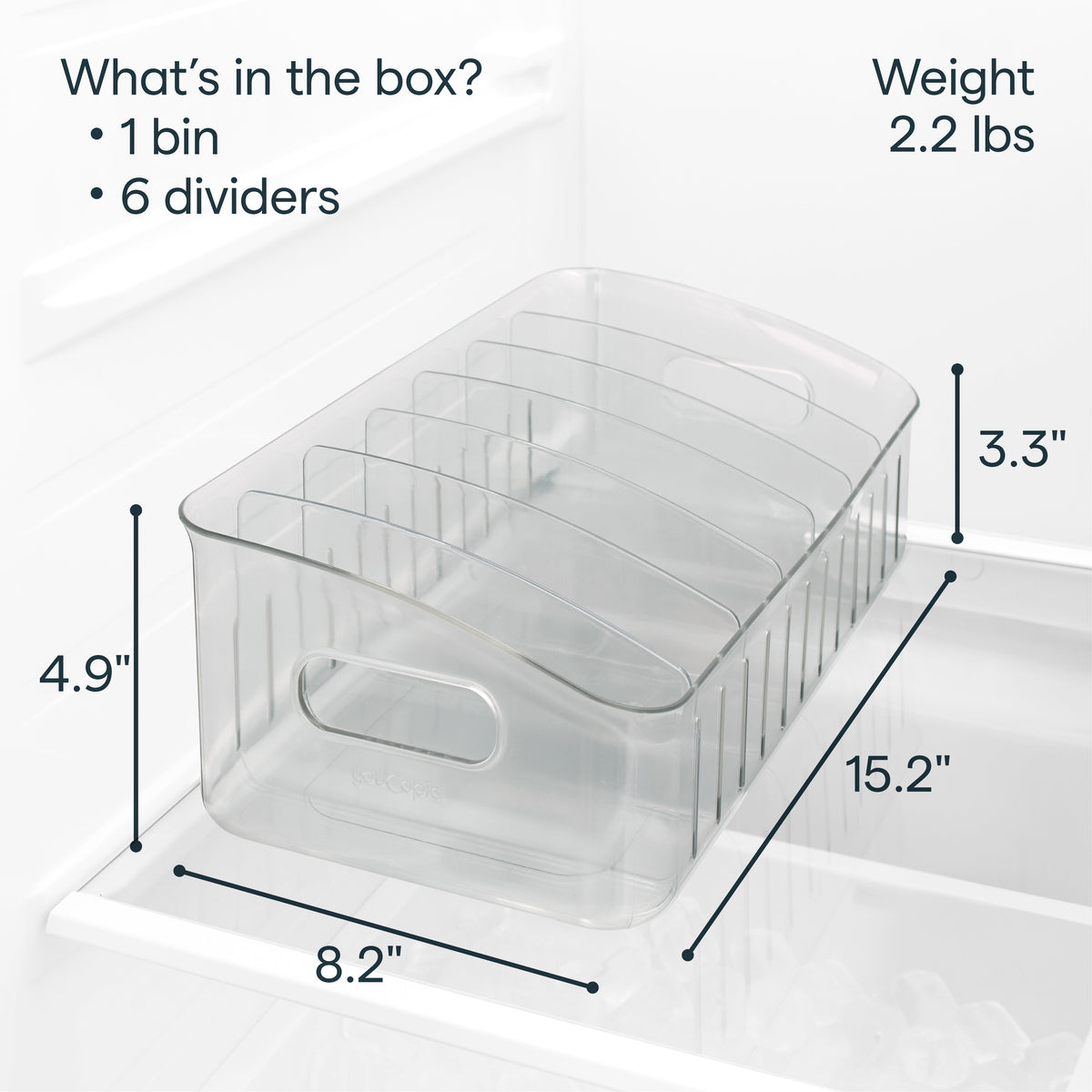 FreezeUp® Freezer Bin, 15'
