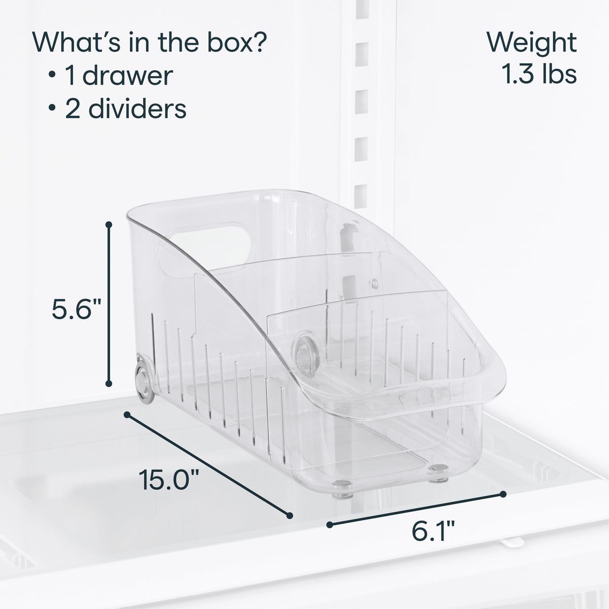 RollOut® Fridge Drawer, 6'
