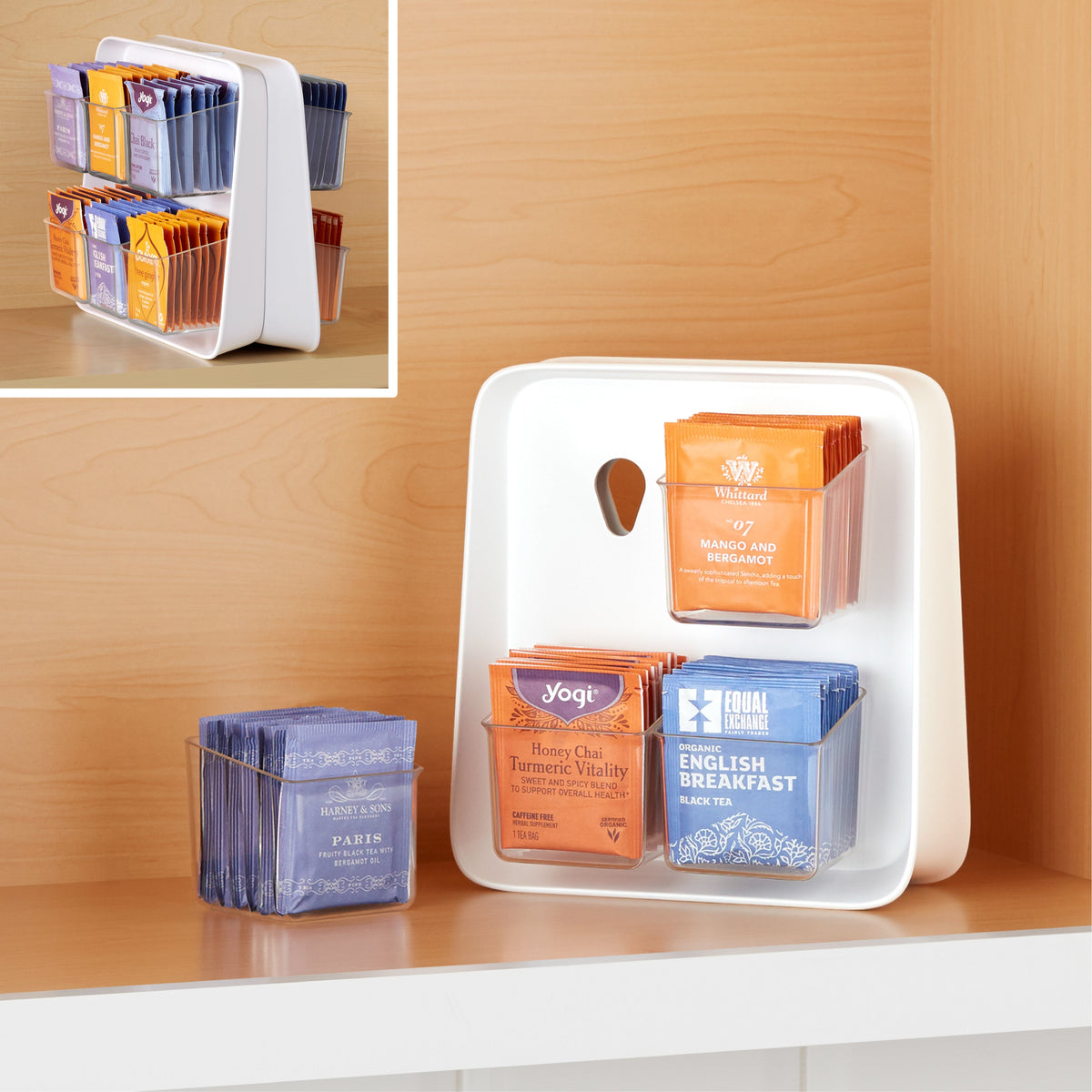 SipStation™ 80 Tea Bag Organizer Caddy