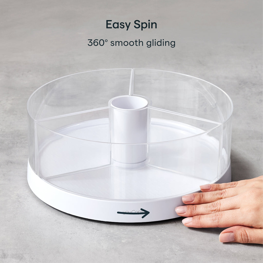SmoothSpin™ Turntable with 3 Bins