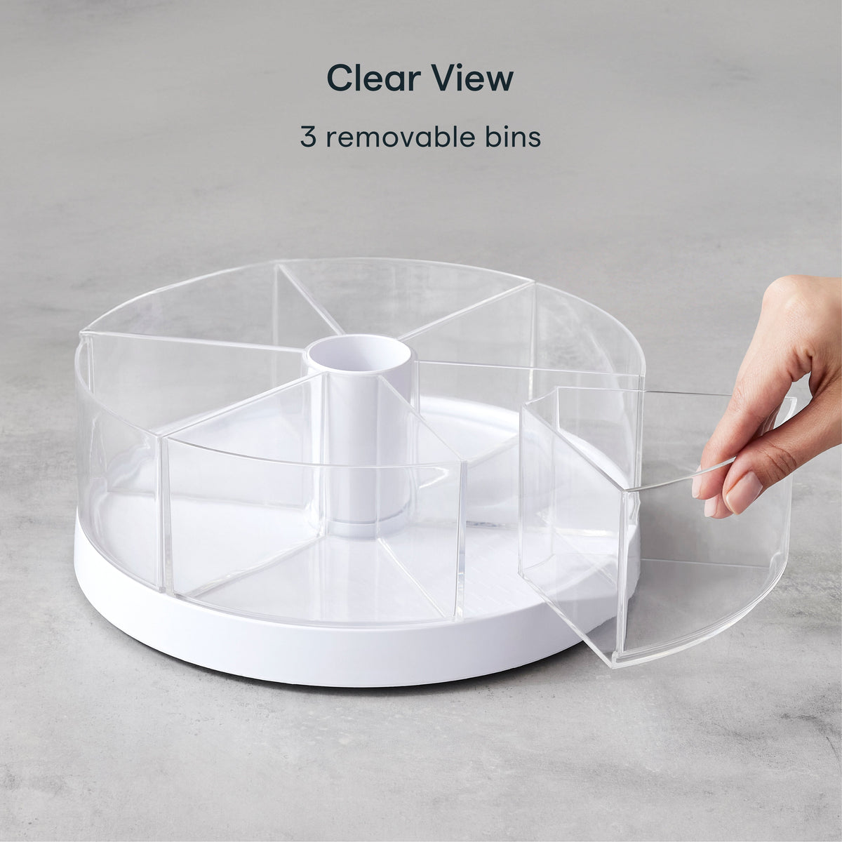 SmoothSpin™ Turntable with 6 Bins