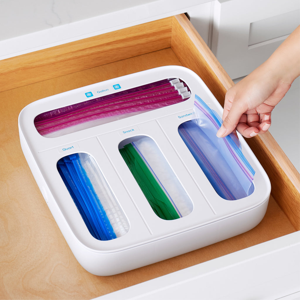 StoraBag™ Food Bag Dispenser, 4 Slot Large