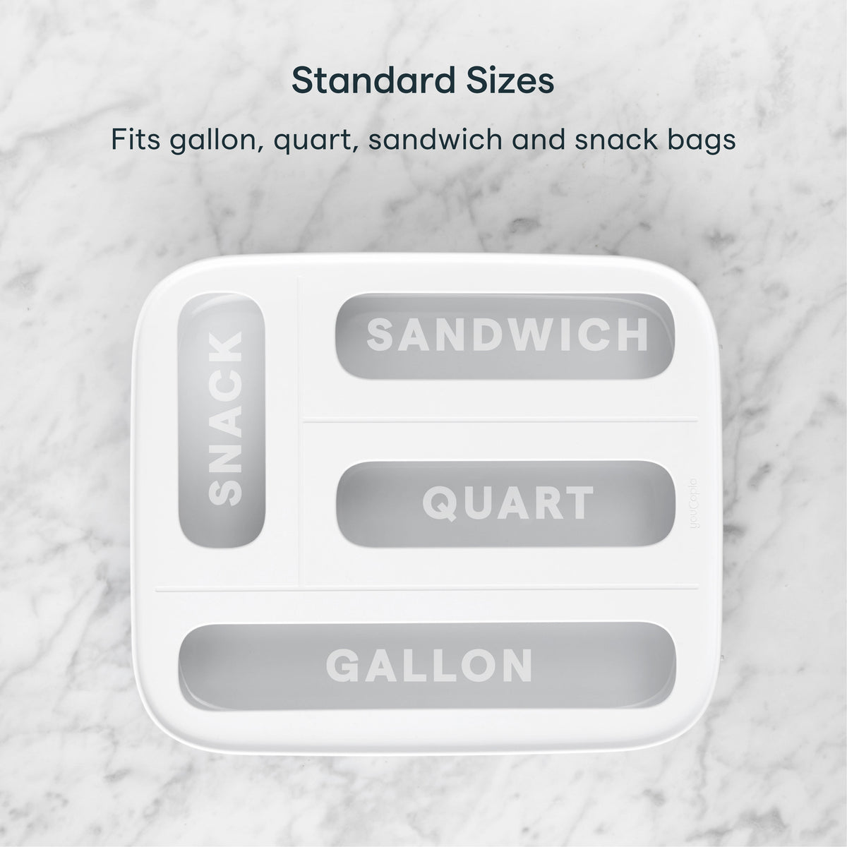 StoraBag™ Food Bag Dispenser, 4 Slot