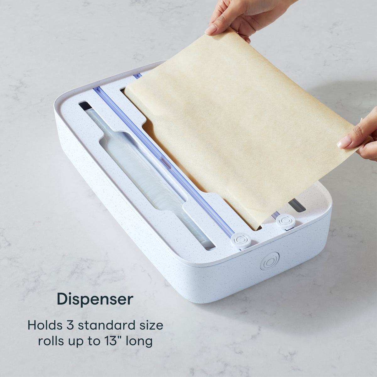 StoraRoll™ Food Wrap Dispenser, 3-in-1
