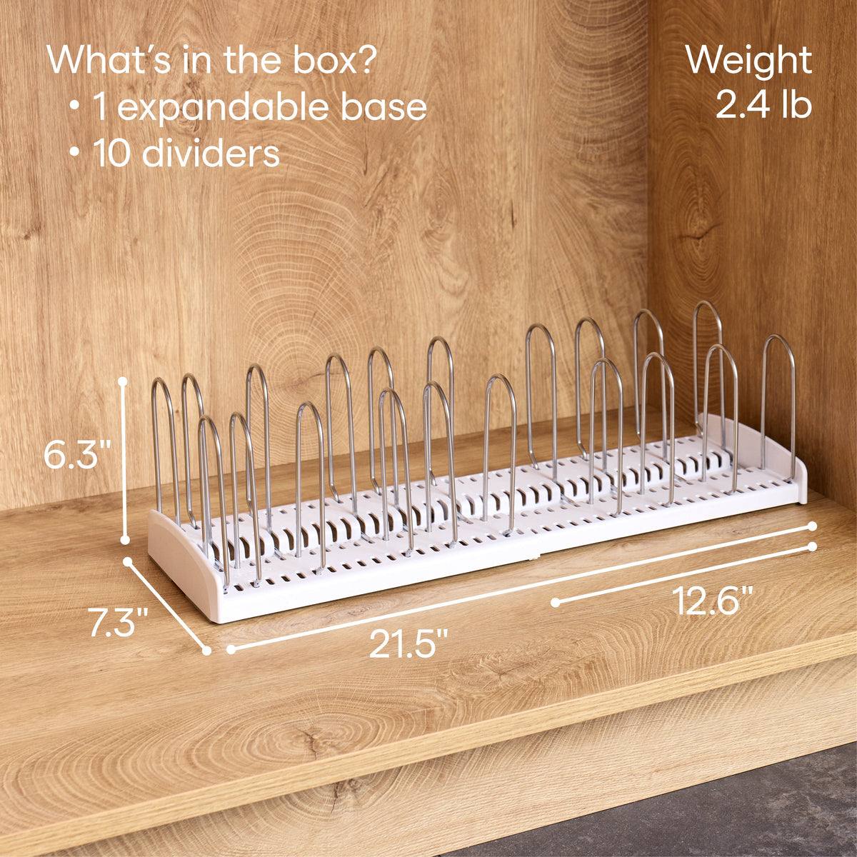 StoreMore® Pan & Lid Rack 